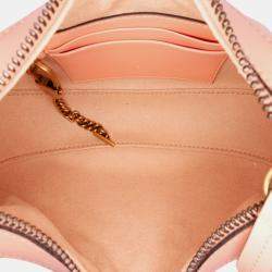 Gucci Pink Mini Matelasse Leather GG Marmont Half Moon Hobo