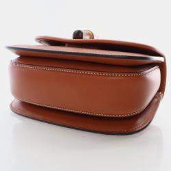 Gucci Bamboo 1947 Mini Brown Calfskin Leather Waist Bag