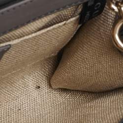 Gucci Grey Microguccissima Leather Mini Emily Chain Crossbody Bag