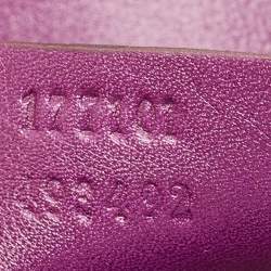 Gucci Black Patent Leather and Suede Romy Clutch Bag