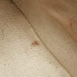 Gucci Beige/Off White GG Supreme Canvas and Leather Mini Horsebit 1955 Bag
