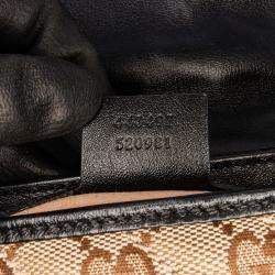 Gucci Small GG Marmont Matelasse Canvas Flap Crossbody