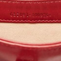 Gucci Dark Red Leather Jackie 1961 Mini Shoulder Bag