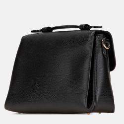 Gucci Black Small Dollar Calf Interlocking G Satchel