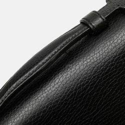 Gucci Black Small Dollar Calf Interlocking G Satchel