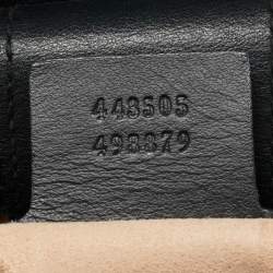 Gucci Black Matelasse Leather Medium GG Marmont Tote