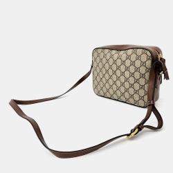 Gucci Brown PVC 1955 Horsebit Small Crossbody Bag