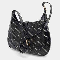 Pre Owned Gucci Black Leather Hacker Project 1961 Jackie Medium Hobo Bag