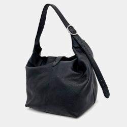 Gucci Black Leather Jackie 1961 Medium Shoulder Bag