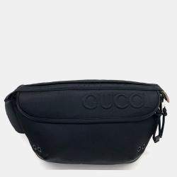 Gucci Black Fabric Belt Bag