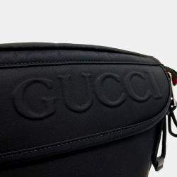 Gucci Black Fabric Belt Bag