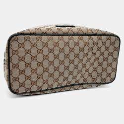 Gucci Beige Fabric Jacquard Backpack