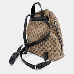 Gucci Beige Fabric Jacquard Backpack