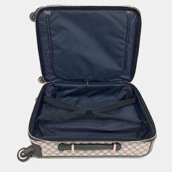 Gucci Beige Black Canvas and Leather Savoy Carrier bag