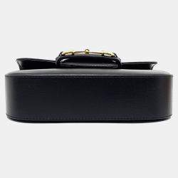 Gucci Black Leather Horsebit 1955 Mini Bag