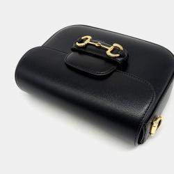 Gucci Black Leather Horsebit 1955 Mini Bag