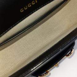 Gucci Black Leather Horsebit 1955 Mini Bag