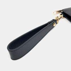 Gucci Black Leather Horsebit Clutch