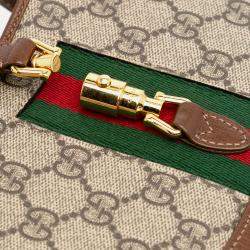 Gucci Brown Mini GG Supreme Jackie 1961 Crossbody