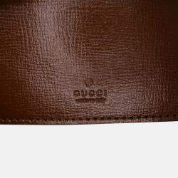 Gucci Brown Mini GG Supreme Jackie 1961 Crossbody
