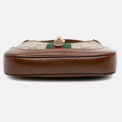 Gucci Brown Mini GG Supreme Jackie 1961 Crossbody