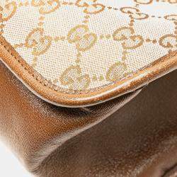Gucci Brown GG Canvas Horsebit 1955 Tote