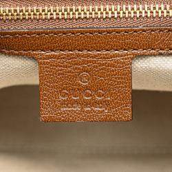 Gucci Brown GG Canvas Horsebit 1955 Tote