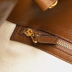 Gucci Brown GG Canvas Horsebit 1955 Tote