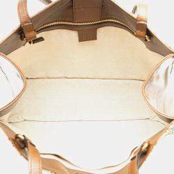 Gucci Brown GG Canvas Horsebit 1955 Tote