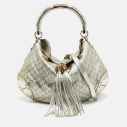 Gucci Gold Guccissima Leather Large Babouska Indy Hobo