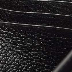 Gucci Black Leather GG Marmont Wallet on Chain