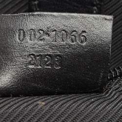 Gucci Black GG Canvas and Leather Jackie O Hobo