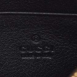 Gucci Black Leather Blondie Medium Wallet On Chain