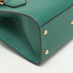 Gucci Green Leather Mini Diana Tote