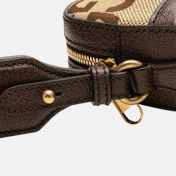 Gucci Beige/Brown Jumbo GG Canvas Web Crossbody