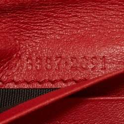 Gucci Orange Guccissima Leather Flap Compact Wallet