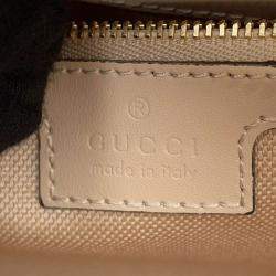Gucci Ophidia Beige Gg Canvas Leather 2Way Tote