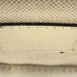 Gucci Horsebit 1955 White Leather Belt Bag 