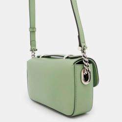 Gucci Petite GG Mini Green Leather Bag