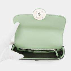 Gucci Petite GG Mini Green Leather Bag
