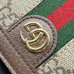 Gucci GG Supreme Ophidia Brown/Beige Canvas and Leather 2Way Handbag