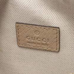 Gucci Ophidia Gg Supreme Mini Shoulder Bag Coated Canvas Leather Beige Multicolor