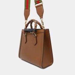 Gucci Handbag Diana Medium Tote Bamboo Leather