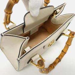 Gucci White Diana Handbag