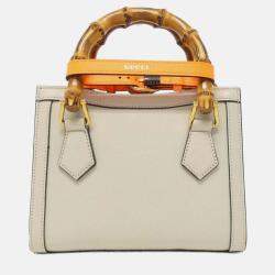 Gucci White Diana Handbag