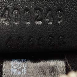 Gucci Black/Beige GG Supreme Canvas and Suede Small Dionysus Shoulder Bag