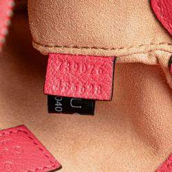 Gucci Pink Mini Leather Aphrodite Shoulder Bag