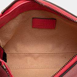 Gucci Pink Mini Leather Aphrodite Shoulder Bag