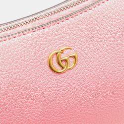 Gucci Pink Mini Leather Aphrodite Shoulder Bag