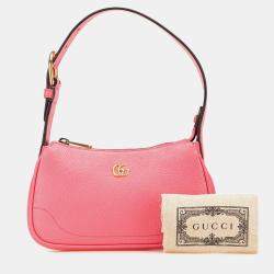 Gucci Pink Mini Leather Aphrodite Shoulder Bag